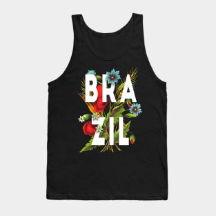 Brazil Proud Flag, Brazil gift heritage, Brazilian girl Boy Friend Brazilian Tank Top